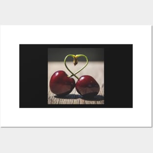 Two Red Cherryes Posters and Art